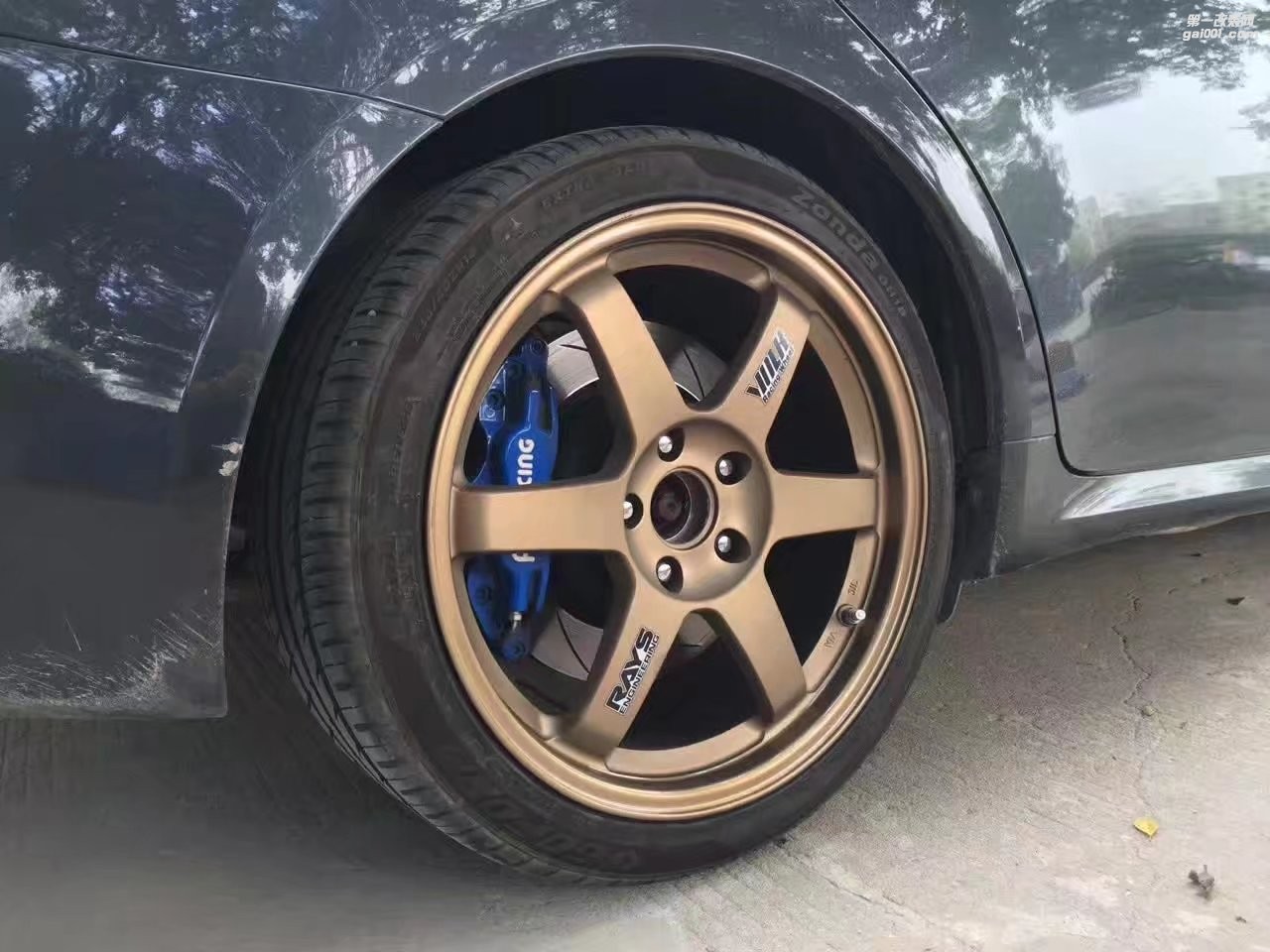 雷克薩斯，換 RAYS  TE37  完工！