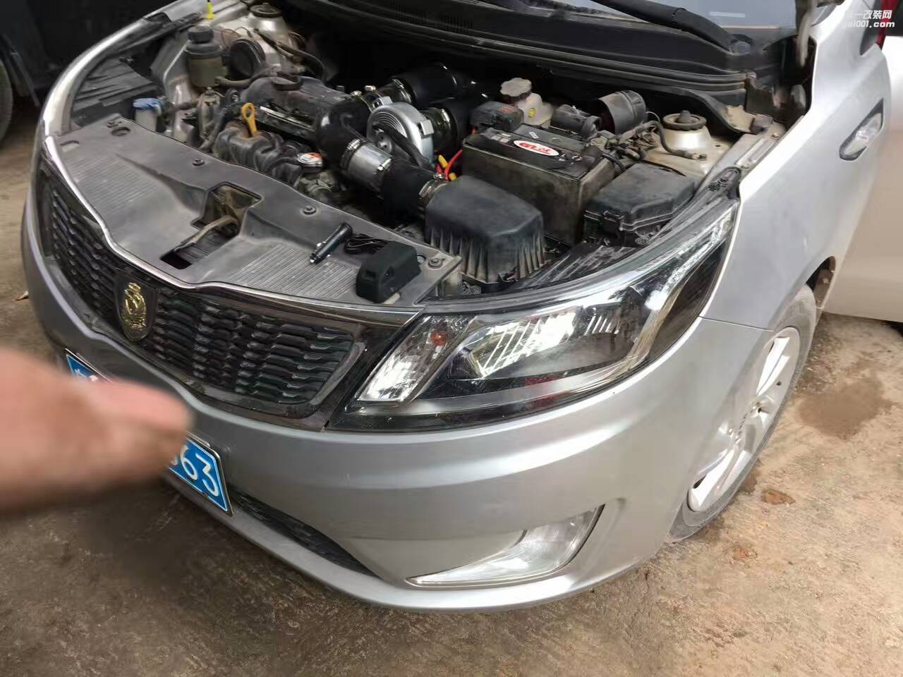 起亞K2提升動(dòng)力改裝鍵程離心式電動(dòng)渦輪增壓器LX2008案例