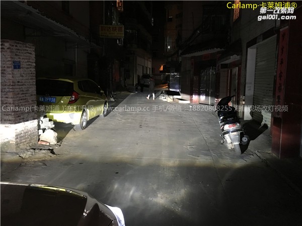 廣州昂克賽拉改燈，車燈改裝升級(jí)：卡萊姆浦海拉5雙光透鏡+漢雷氙氣大燈6500K+德國(guó)澳茲姆安定器+白天使