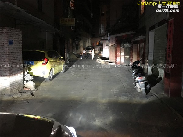 廣州昂克賽拉改燈，車燈改裝升級(jí)：卡萊姆浦海拉5雙光透鏡+漢雷氙氣大燈6500K+德國(guó)澳茲姆安定器+白天使