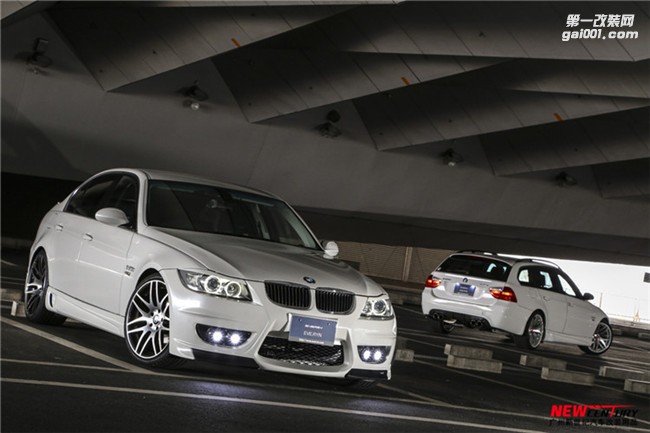 BMW寶馬E90 320 325i大包圍 3系EVERYN碳纖維前后杠擾流排氣尾翼