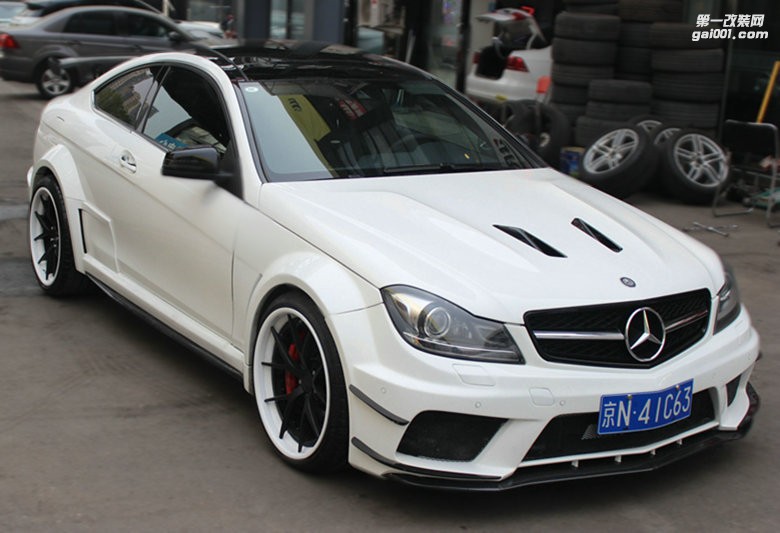 海亞：奔馳C63 507 BLACK SERIES 寬體 加拿大PUR定制三片鍛造輪轂