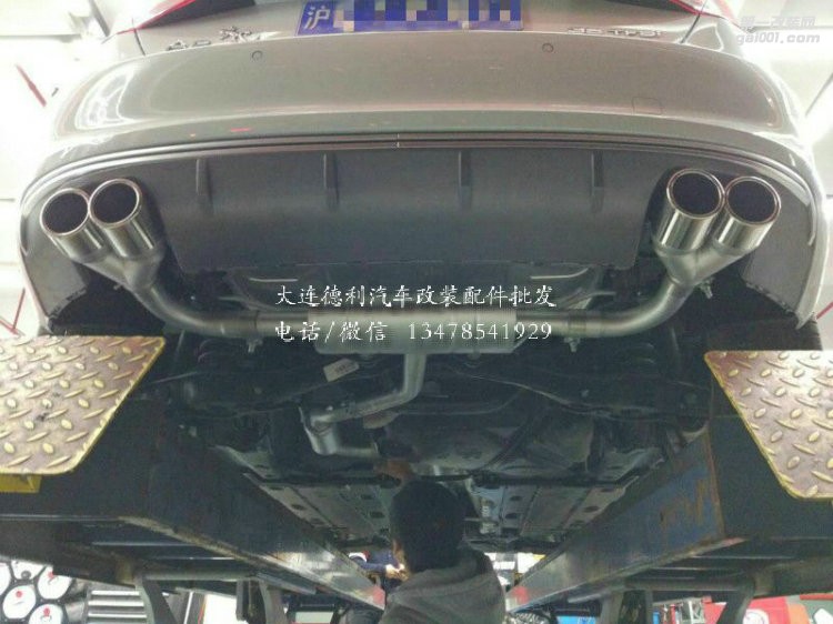 新款?yuàn)W迪A3 1.4T改裝Repose四出排氣