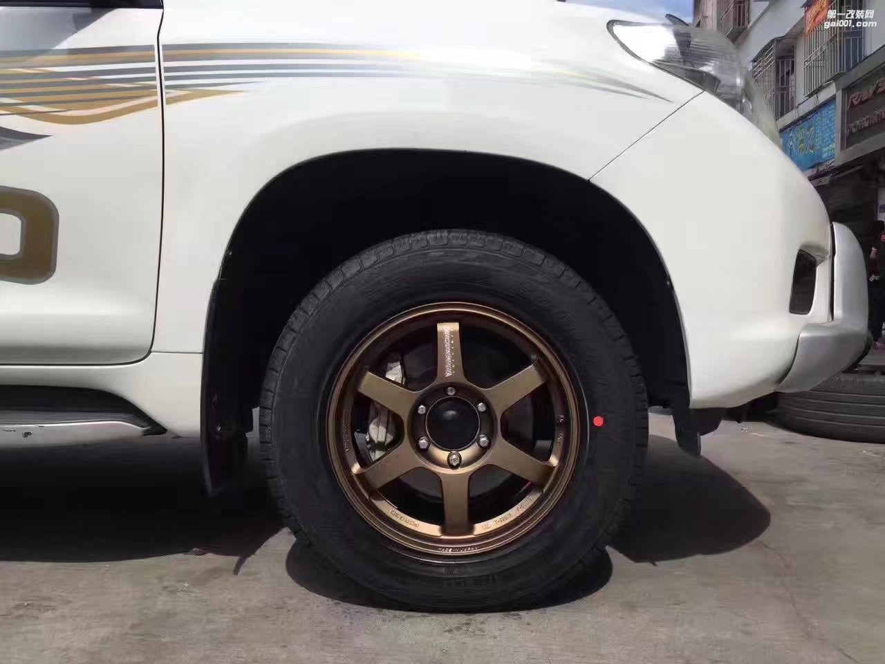 普拉多，換 RAYS  TE37  18寸 ，完工！