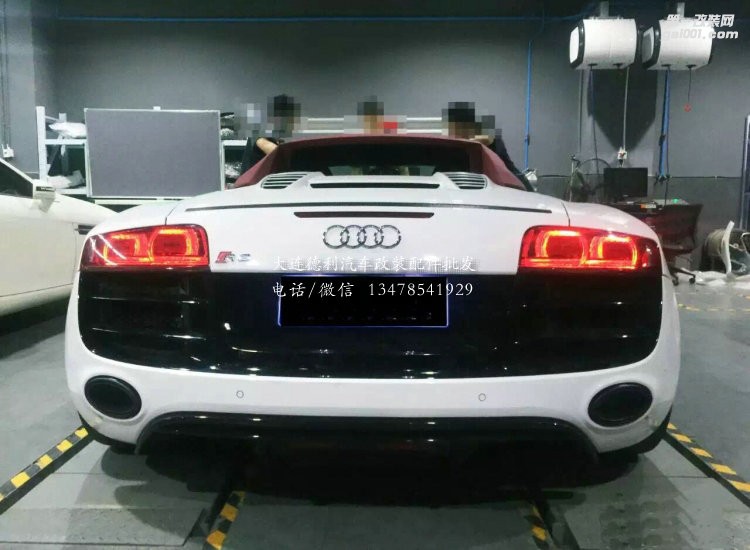奧迪R8改裝天蝎鈦合金排氣