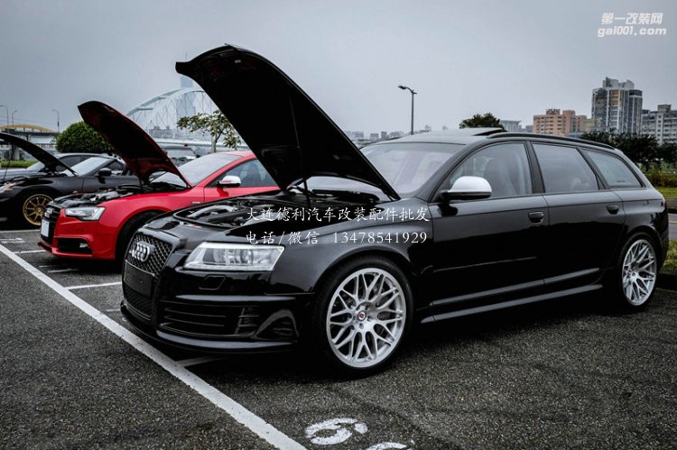 奧迪RS6改裝HRE鍛造300M輪轂