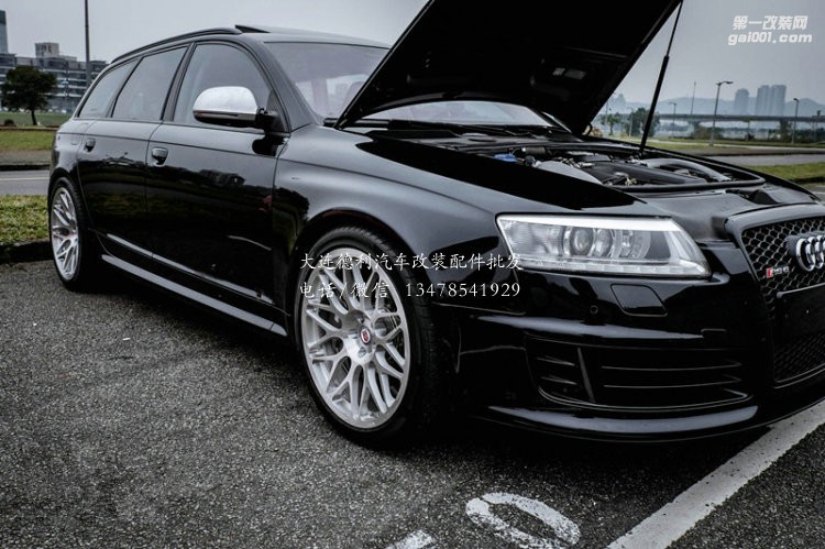 奧迪RS6改裝HRE鍛造300M輪轂