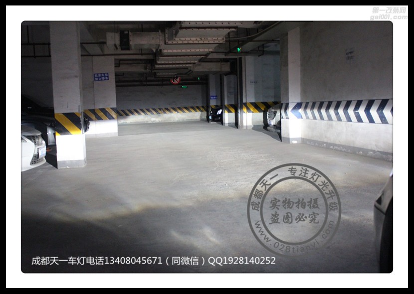 成都凱迪拉克ATS改裝氙氣燈雙光透鏡LED日行燈