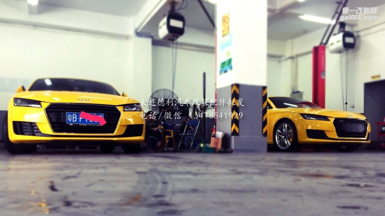 新款TTQ升級前Brembo GT6活塞剎車后加剎車盤