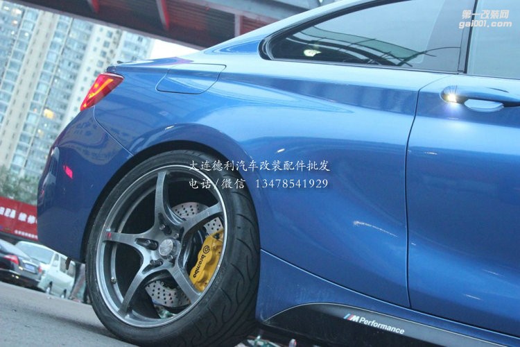 寶馬M235改裝布雷博bremboGT6鮑魚(yú)剎車.RAYS G50輪轂