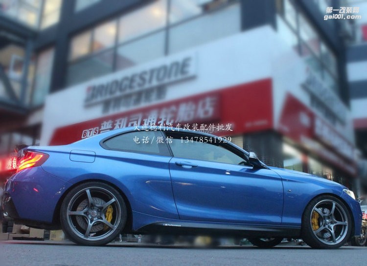 寶馬M235改裝布雷博bremboGT6鮑魚(yú)剎車.RAYS G50輪轂