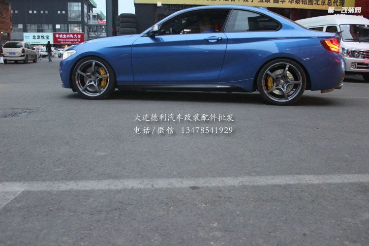 寶馬M235改裝布雷博bremboGT6鮑魚(yú)剎車.RAYS G50輪轂