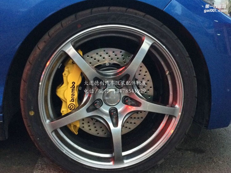 寶馬M235改裝布雷博bremboGT6鮑魚(yú)剎車.RAYS G50輪轂