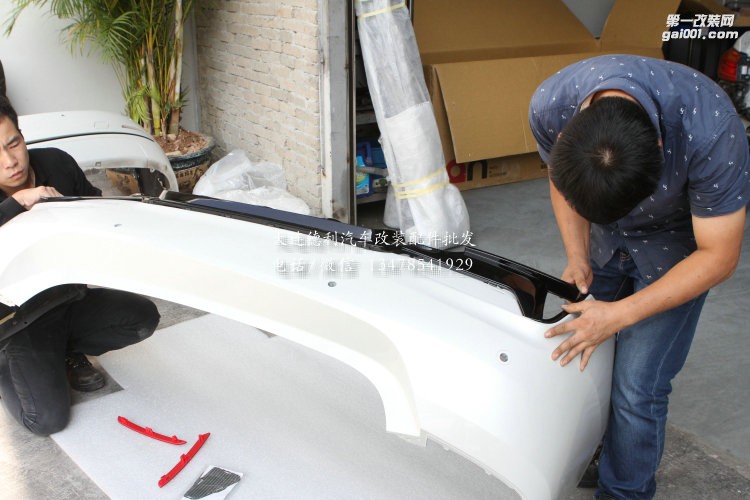 寶馬4系改裝中尾段排氣前后M包圍