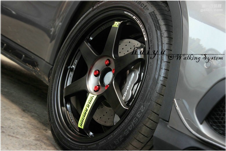 海亞：奔馳GLA45AMG 換裝 RAYS TE37SLPR綠標(biāo) 19輕量化輪轂