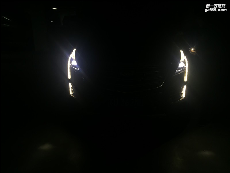 凱迪拉克XT5車燈高配大燈 28T升級28T高配大燈 海拉全LED大燈