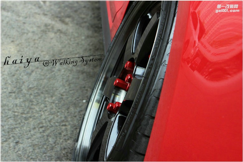 海亞：大眾高爾夫7GTI MK7 升級(jí) RAYS TE37SL PW 18寸鍛造輪轂