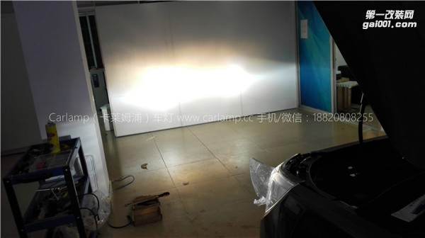 廣州寶駿630車燈改裝大燈：Q5雙光透鏡+漢雷氙氣大燈+德國Aozoom安定器