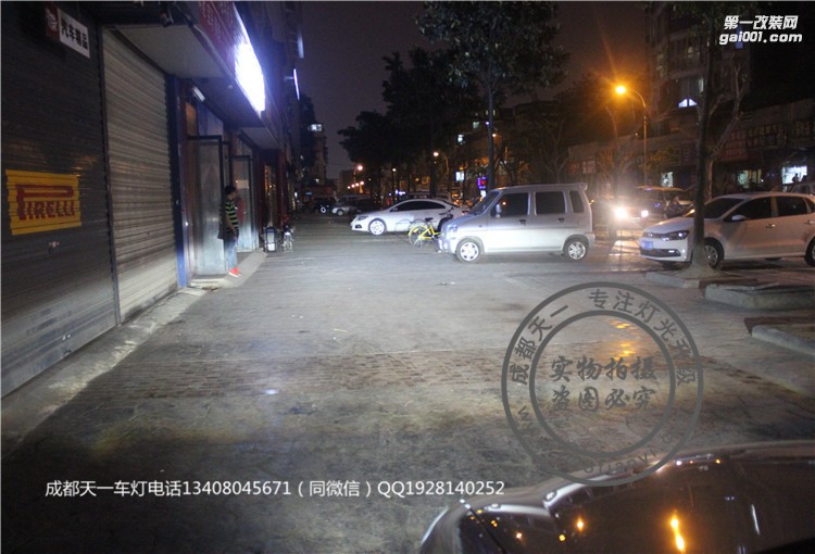 成都高爾夫6車燈不亮？改裝氙氣燈雙光透鏡LED燈成都天一車燈