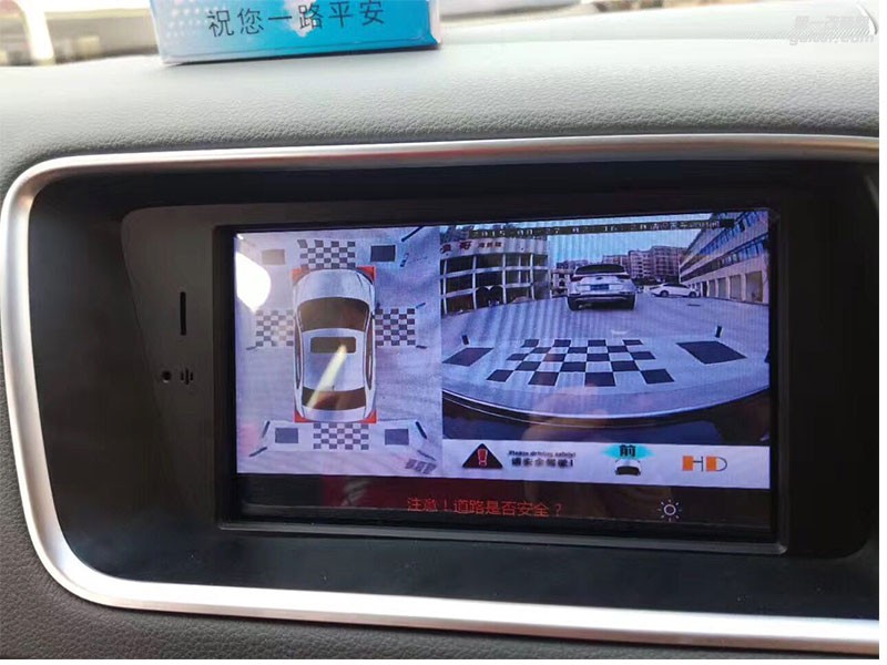 深圳龙华观澜远大奥迪Q5加装360全景记录仪