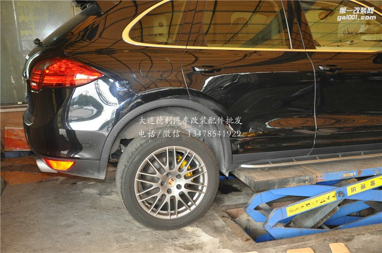 卡宴前后升級Brembo GT前六后四黃色套件