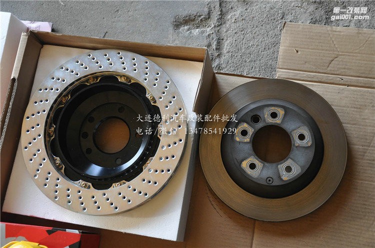 卡宴前后升級Brembo GT前六后四黃色套件