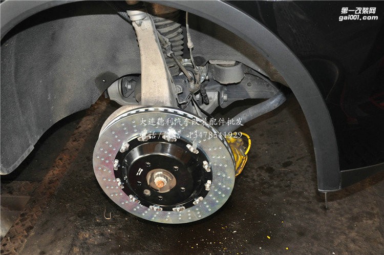 卡宴前后升級Brembo GT前六后四黃色套件
