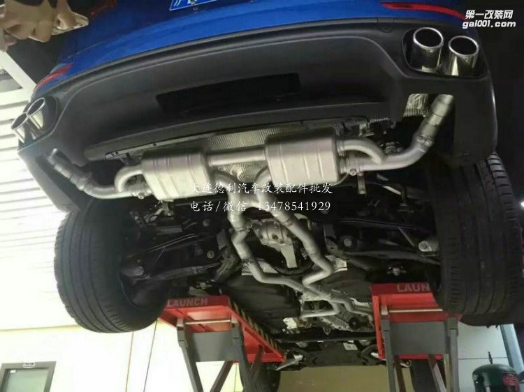 新款保時捷卡宴3.0T 改裝repose閥門排氣