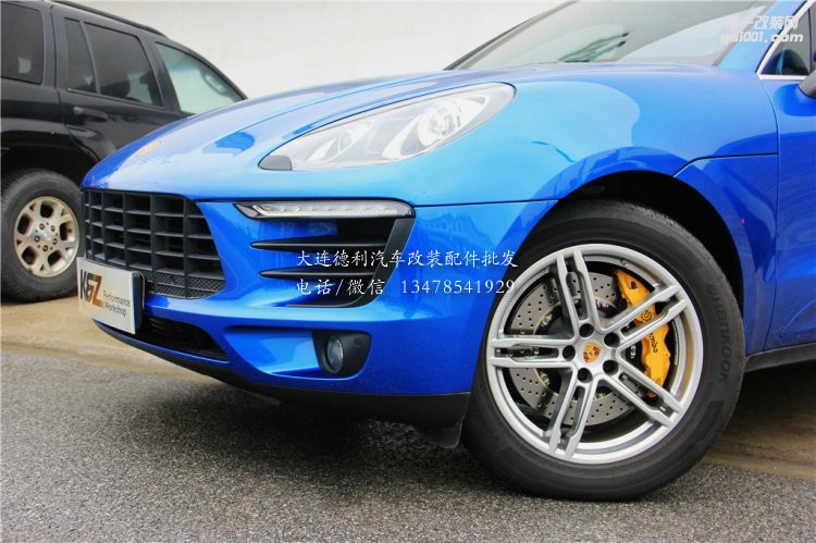 保時(shí)捷MACAN 2.0T改裝BREMBO高性能鮑魚(yú)剎車(chē)