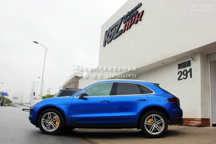 保時(shí)捷MACAN 2.0T改裝BREMBO高性能鮑魚(yú)剎車(chē)