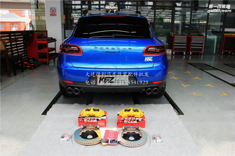 保時(shí)捷MACAN 2.0T改裝BREMBO高性能鮑魚(yú)剎車(chē)