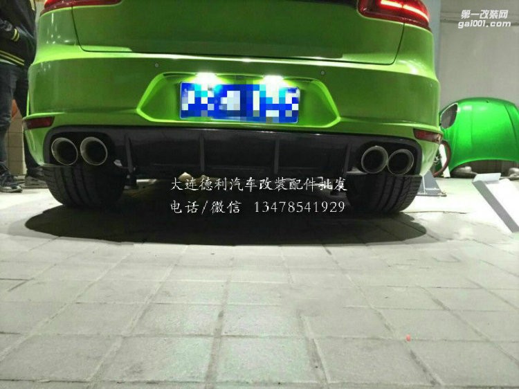 保時捷MACAN改裝Repose四出閥門排氣