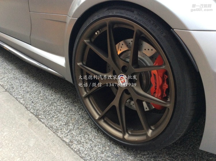 奔馳C63 AMG改裝HRE鍛造P101輪轂