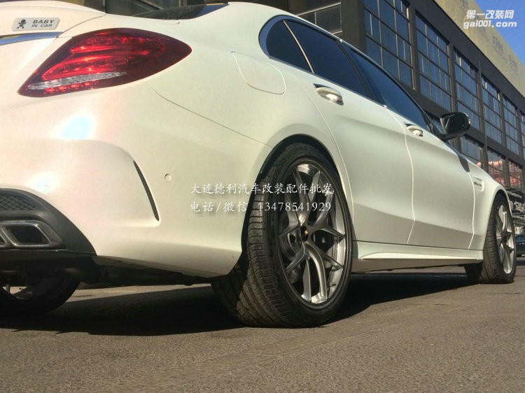 奔馳C63 改裝BBS RI-D 20寸鍛造輪轂