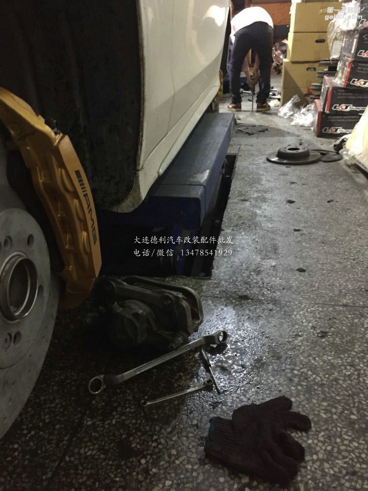 奔馳C級w205改裝AMG前六后四鮑魚剎車
