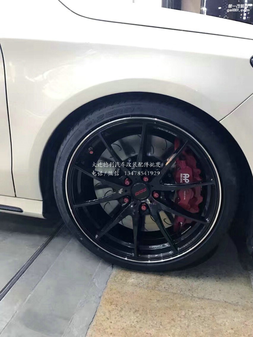 奔馳CLA改裝RAYS輪轂G25 ，搭配AP8520剎車，倍斯登 b16避震改裝
