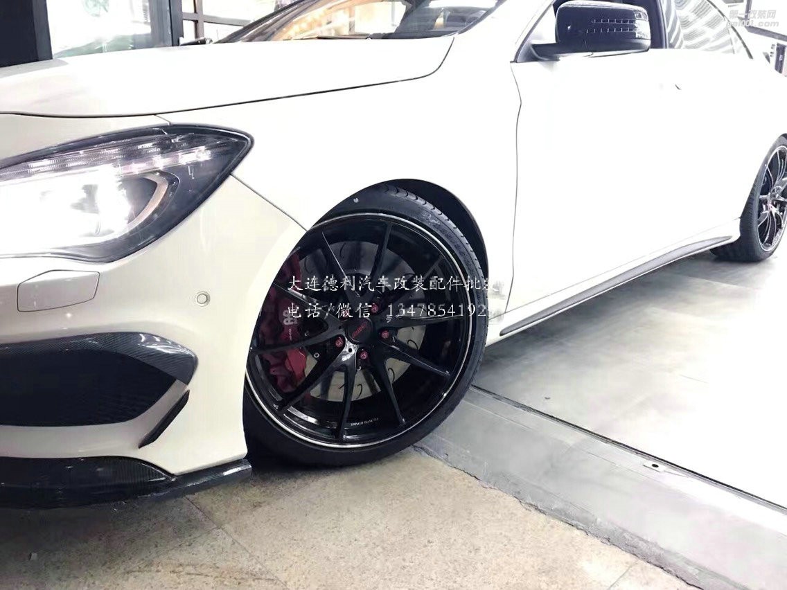 奔馳CLA改裝RAYS輪轂G25 ，搭配AP8520剎車，倍斯登 b16避震改裝