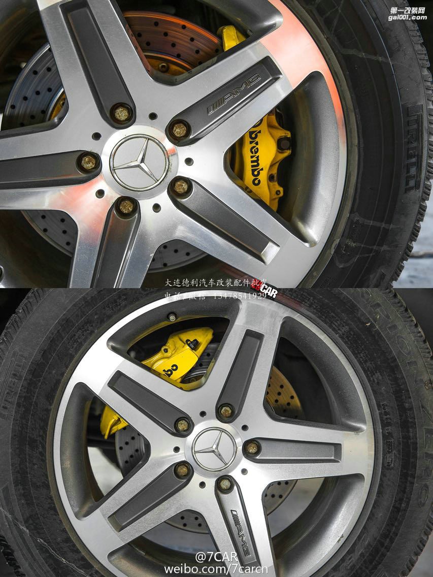 奔馳G55布雷博 BREMBO套裝換HAWK剎車皮