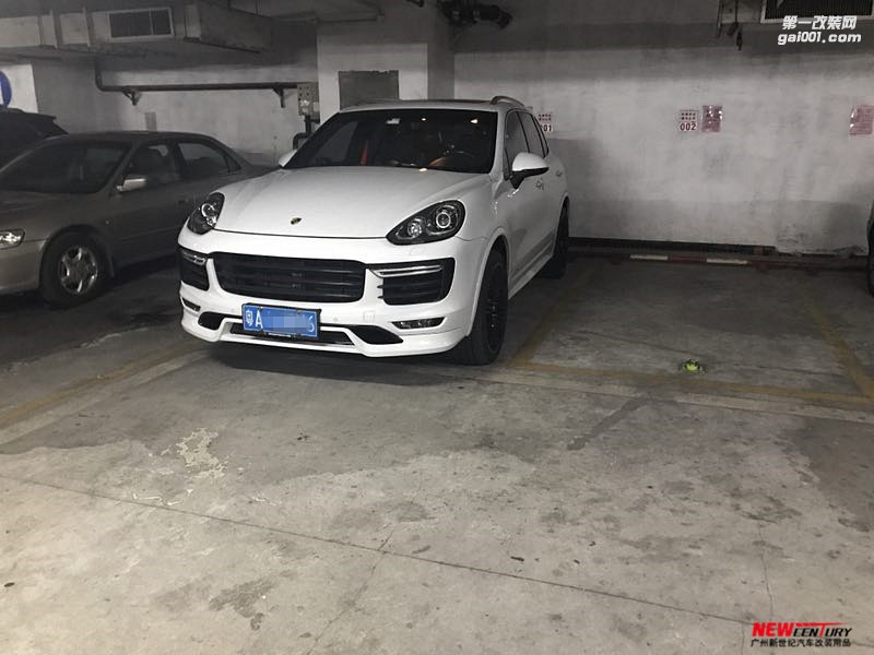 保時捷卡宴改裝泰卡特PU前唇小包圍 新款卡宴改裝泰赫雅特Turbo大包圍