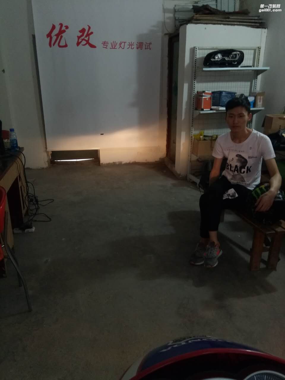 摩托車本田250改燈