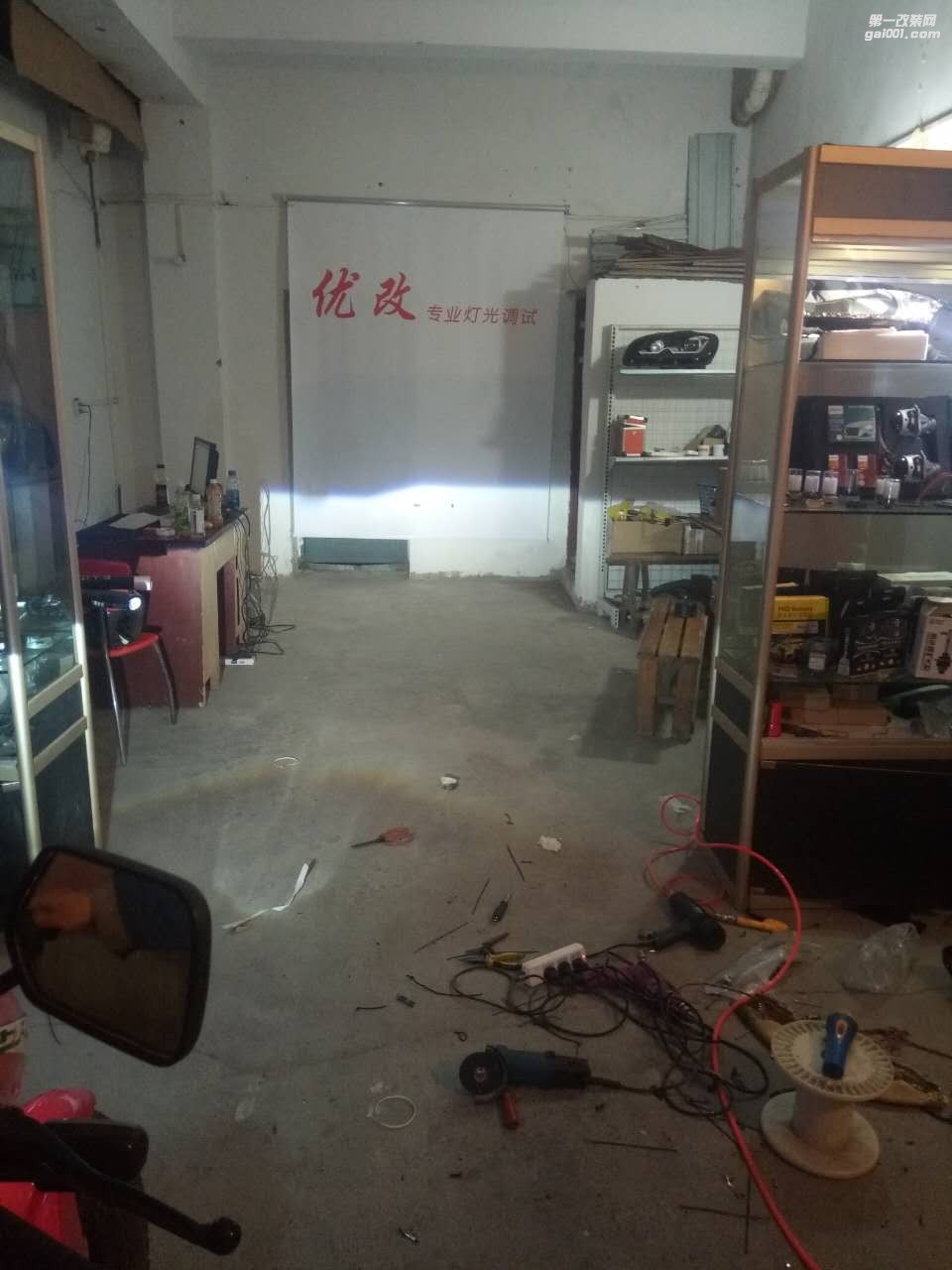 摩托車本田250改燈