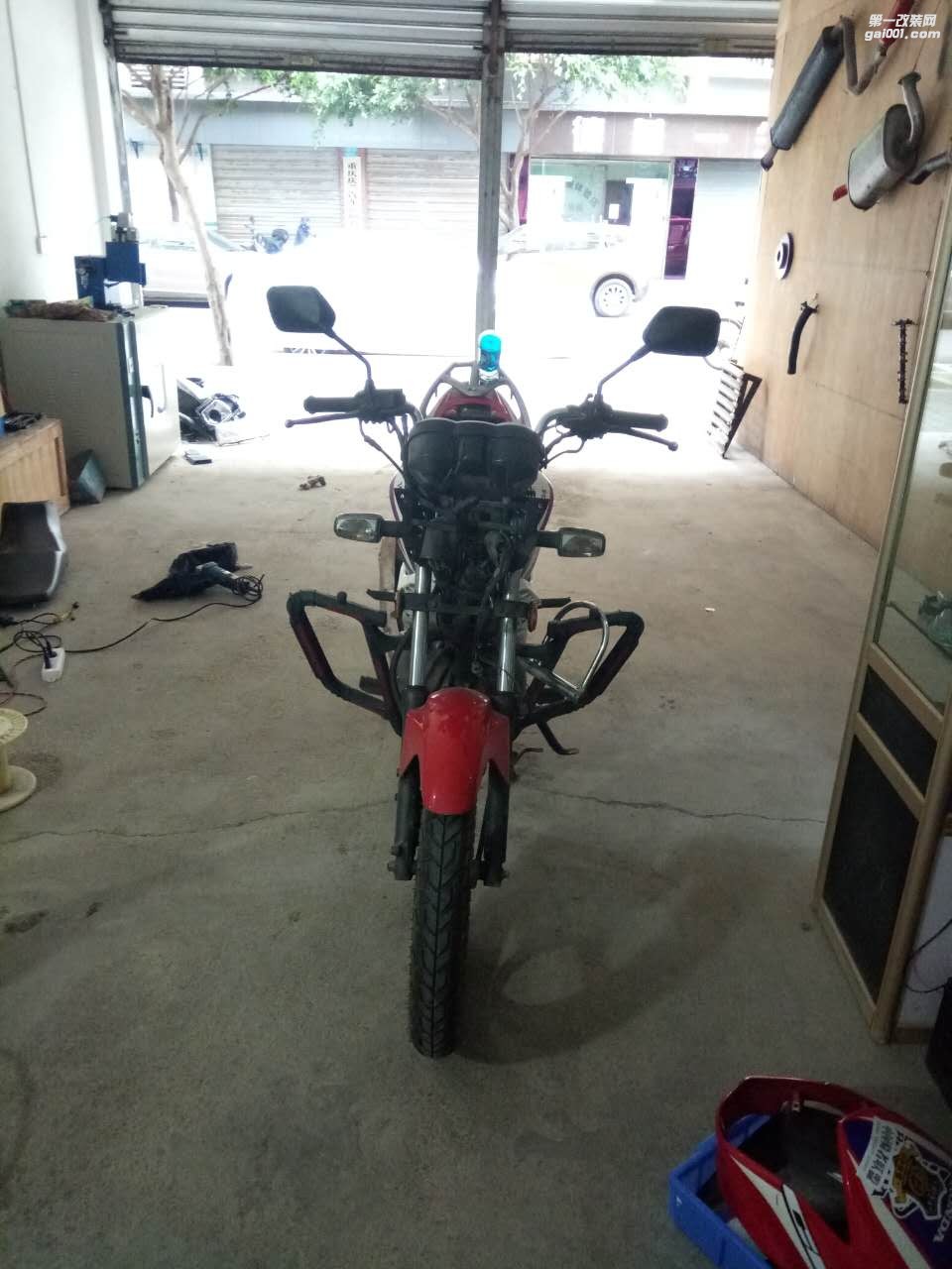 摩托車本田250改燈