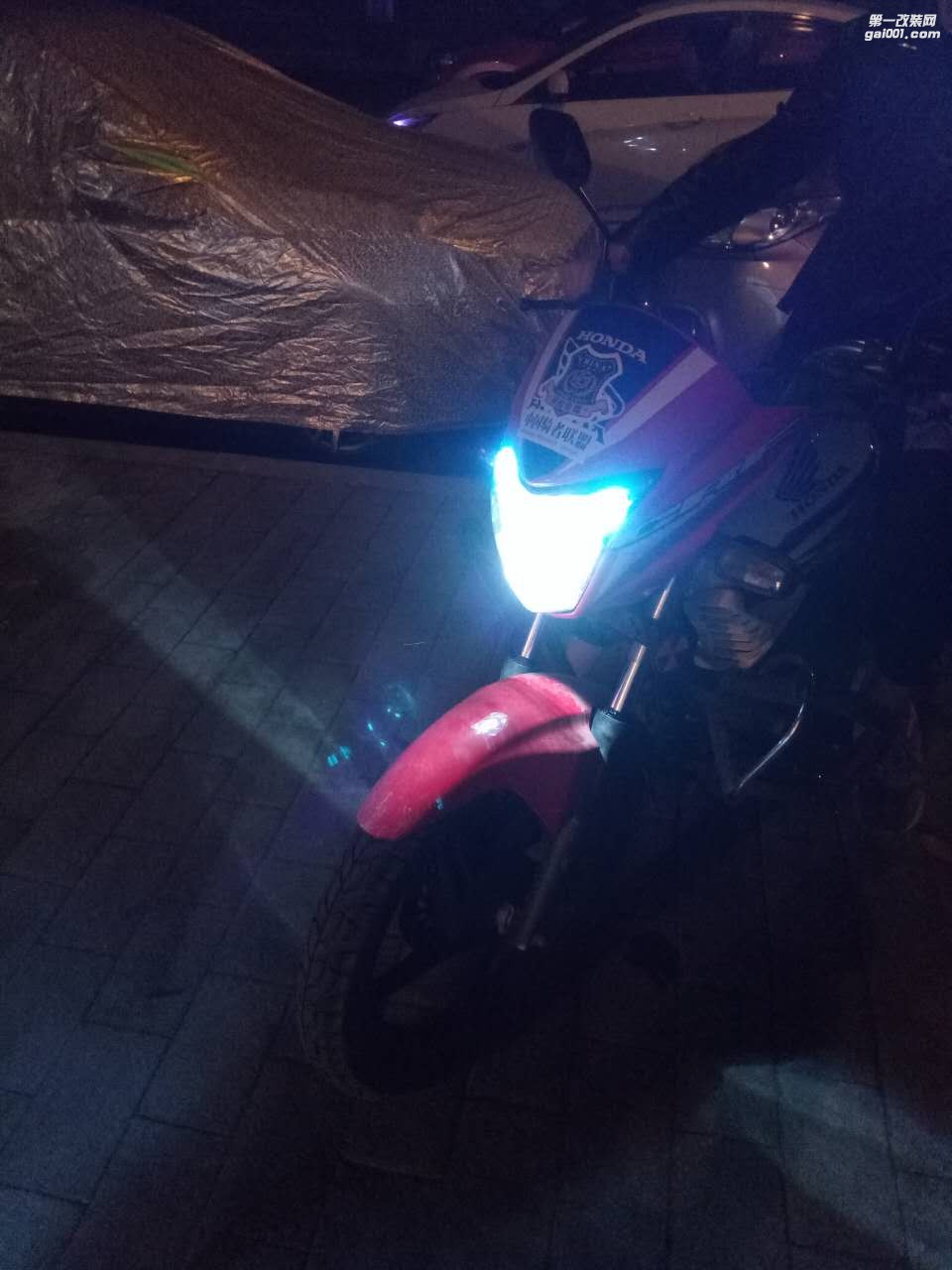 摩托車本田250改燈