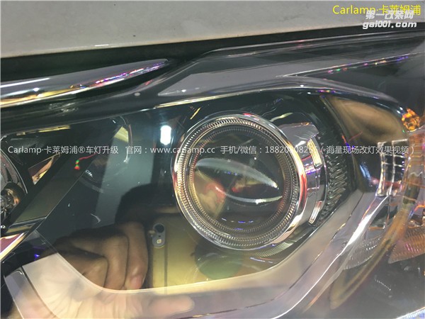 廣州改燈  廣州卡萊姆浦專業(yè)改燈店雅閣9.5代  改燈 車燈改裝升級：卡萊姆浦海拉6雙光透鏡  飛利浦氙氣燈4300K  飛利浦安定器