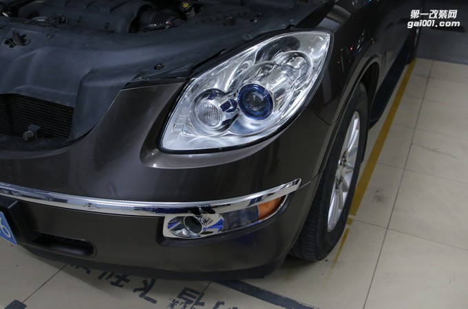 白云區(qū)改燈 昂科雷汽車大燈改裝廣州炫酷車燈升級(jí)德國海拉五透鏡