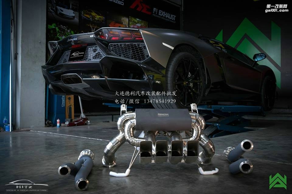 蘭博基尼LP720-4改裝ARMYTRIX全段鈦合金排氣