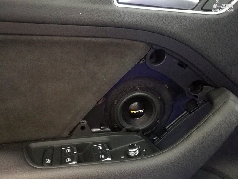 l臨沂汽車音響改裝之奧迪S3音響改裝升級德國伊頓ETON汽車音響