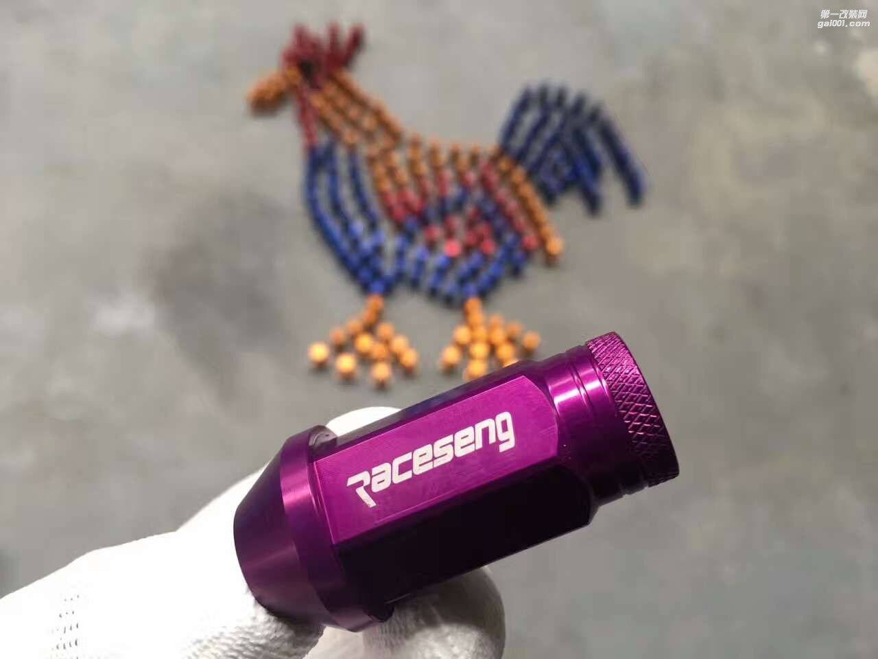 raceseng正品 7075輕量化鍛造鋁合金螺母
