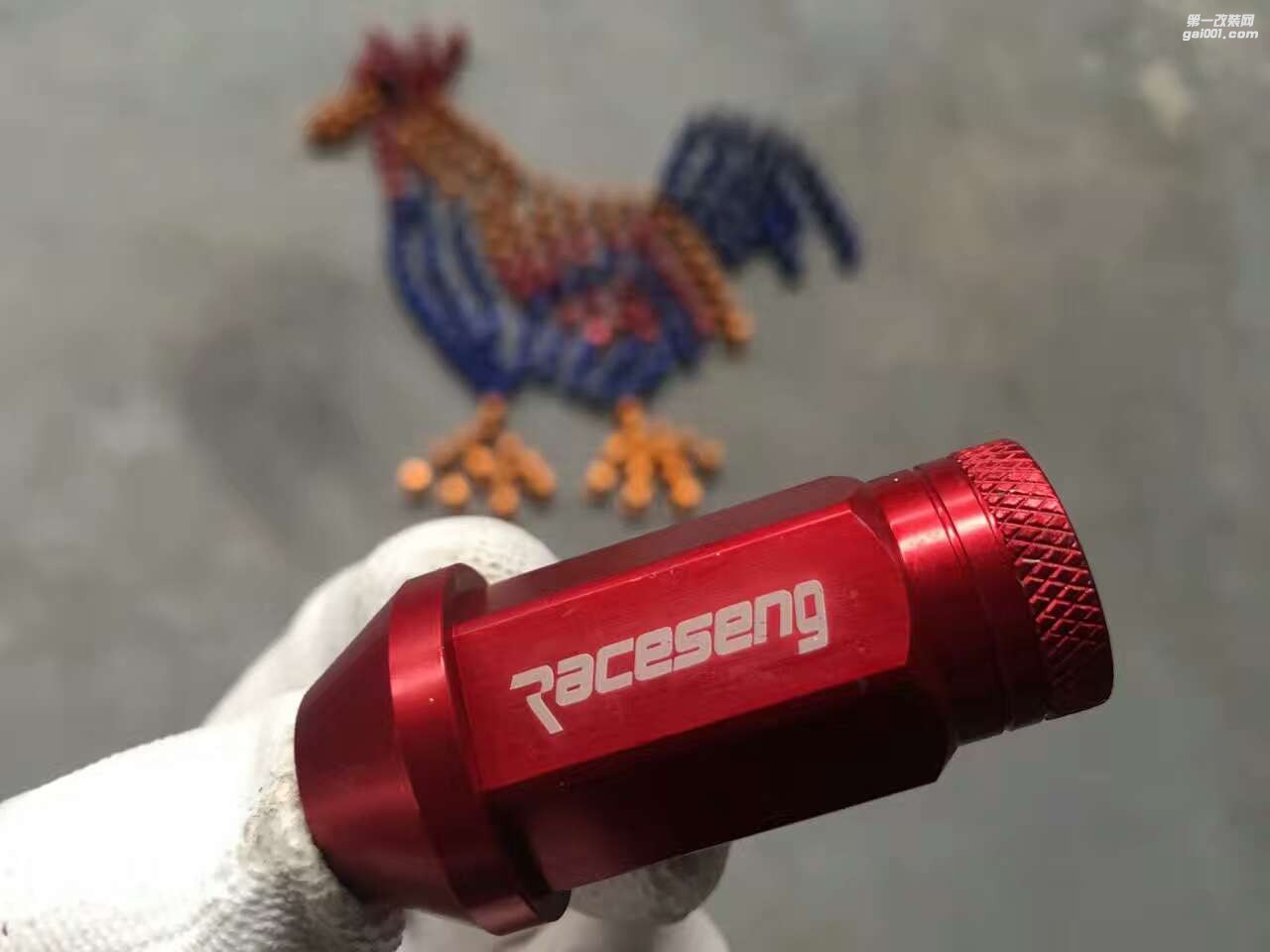 raceseng正品 7075輕量化鍛造鋁合金螺母