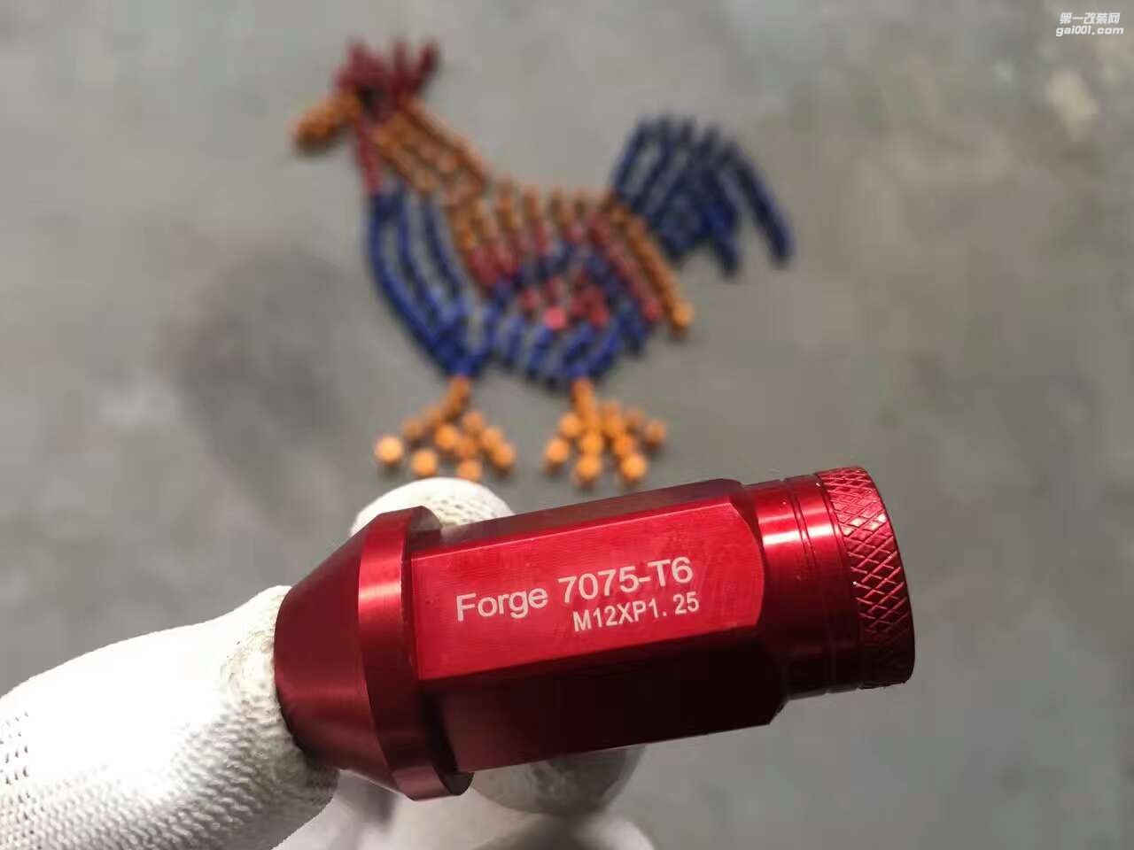 raceseng正品 7075輕量化鍛造鋁合金螺母